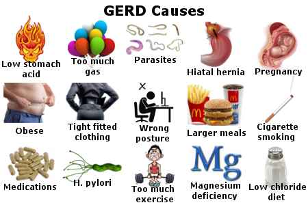 What causes GERD?